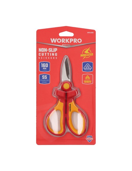 Tijeras de electricista aisladas 160 mm