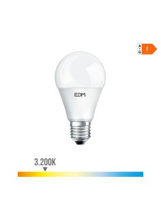 Bombilla standard led 12 v ac/dc e27 10 w 1020 lm 3200 k luz calida ø6 x 11 cm