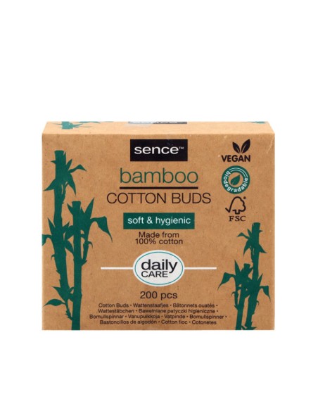 Bastoncillos bambú, 200 unidades