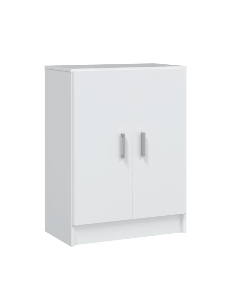 Armario multiusos 2 puertas blanco