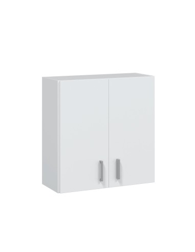 Armario multiusos para colgar 2 puertas blanco