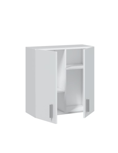 Armario multiusos para colgar 2 puertas blanco