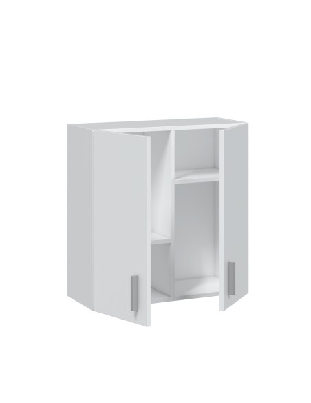 Armario multiusos para colgar 2 puertas blanco
