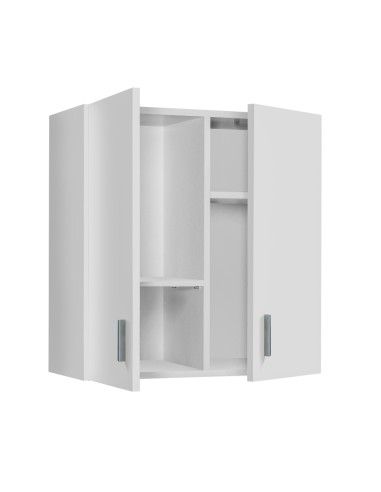 Armario multiusos para colgar 2 puertas blanco