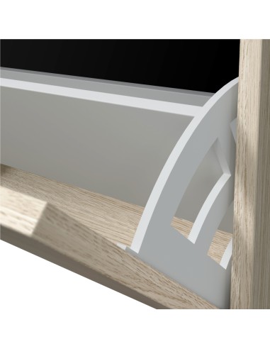 Zapatero 3 puertas abatibles roble