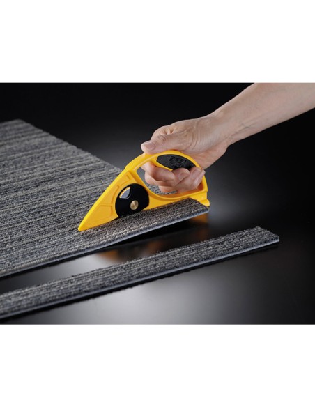 Cortador 45-c de linóleo y alfombras con cuchilla de disco de 45 mm