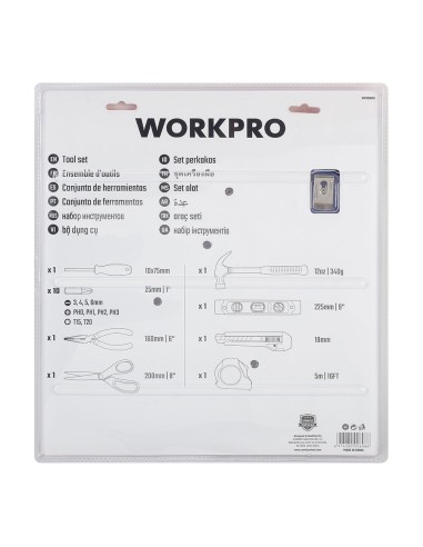 Juego de herramientas 17 piezas