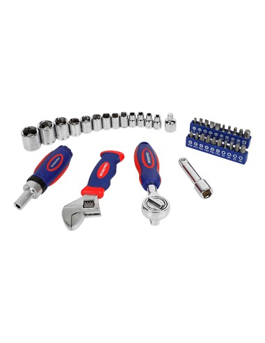 Vasos con carraca, mango y llave ajustable,...