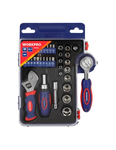 Vasos con carraca, mango y llave ajustable,...