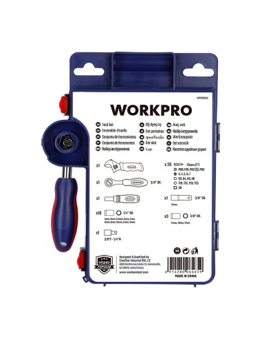 Vasos con carraca, mango y llave ajustable,...