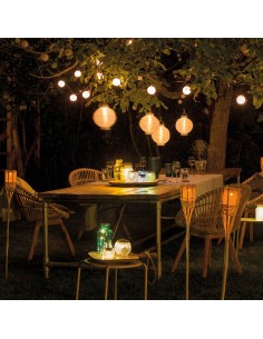 Farolillo solar blanco ø 20 cm 2