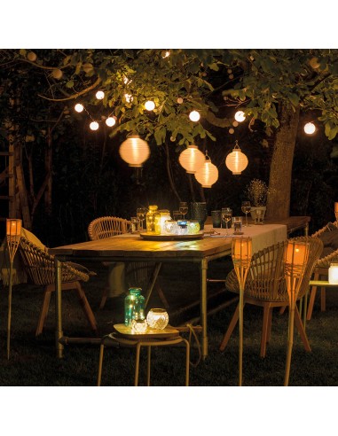 Farolillo solar blanco ø 20 cm