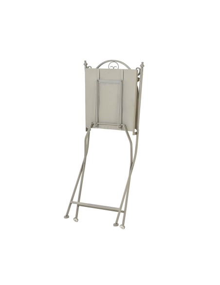 Silla metálica/mosaico bistró mosaico para exterior 38 x 50 x 89 cm