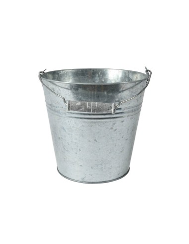 Cubo de zinc, para exterior ø11 x 10 cm