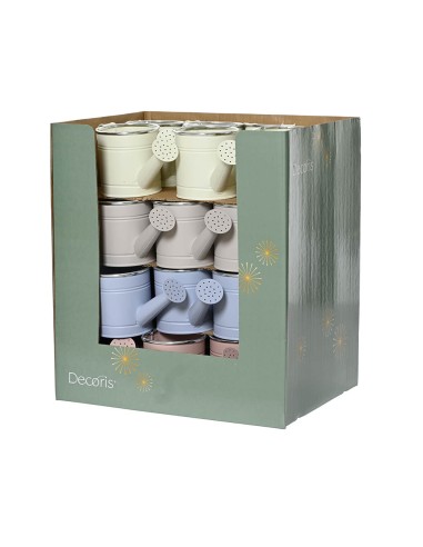 Regadera zinc, mate, 10 x 23 x 10,5 cm, colores...