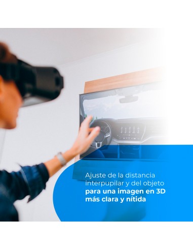 Gafas de realidad virtual 3d con audio