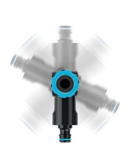 Conector angulo multiple roscado hembra ergo 1/2" - 3/4" - 1"