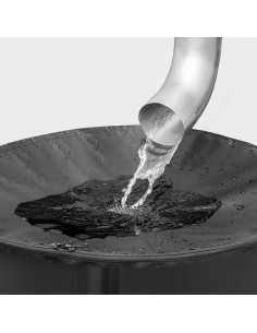 Depósito recolector para agua de lluvia plegable, capacidad de 250 l. ø 60 x 90 cm 2