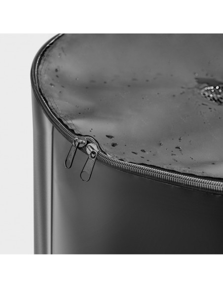 Depósito recolector para agua de lluvia plegable, capacidad de 250 l. ø 60 x 90 cm