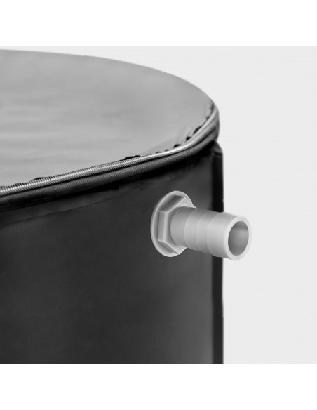 Depósito recolector para agua de lluvia plegable, capacidad de 250 l. ø 60 x 90 cm