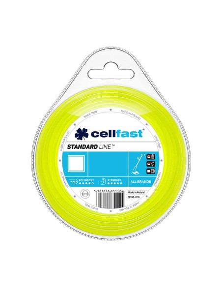 Hilo dispensador para desbrozadora estándar - cuadrada 2,0 mm 15 m