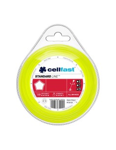 Hilo dispensador para desbrozadora estándar - estrella 2,4 mm 15 m