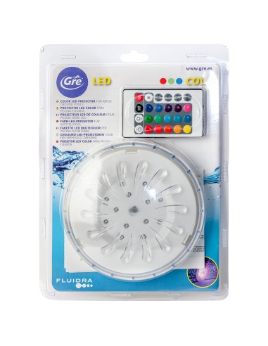 Iluminación para piscinas elevadas proyectores...