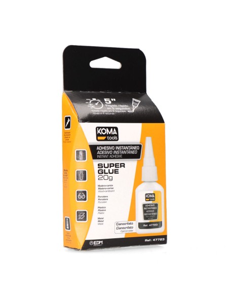 Adhesivo instantáneo de cianocrilato 20 g