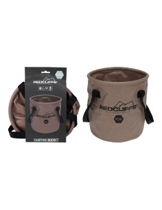 Cubo de camping plegable de 10 litros