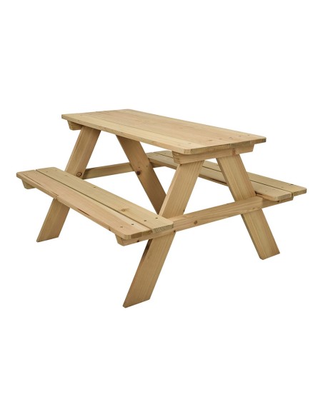 Mesa de pícnic madera infantil
