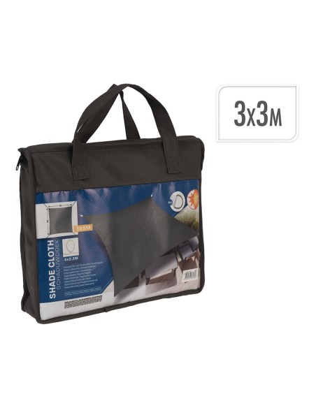 Toldo vela color antracita 3 x 3 m