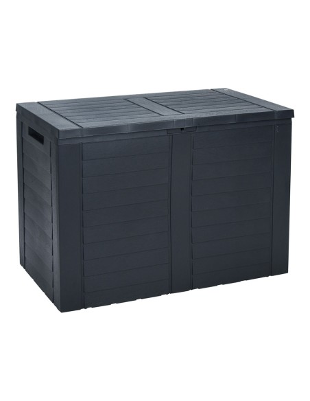 Arcón para balcón antracita 75 x 44 x 53 cm