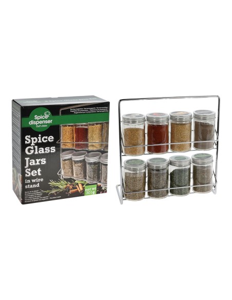 Especiero con 8 botes de especias