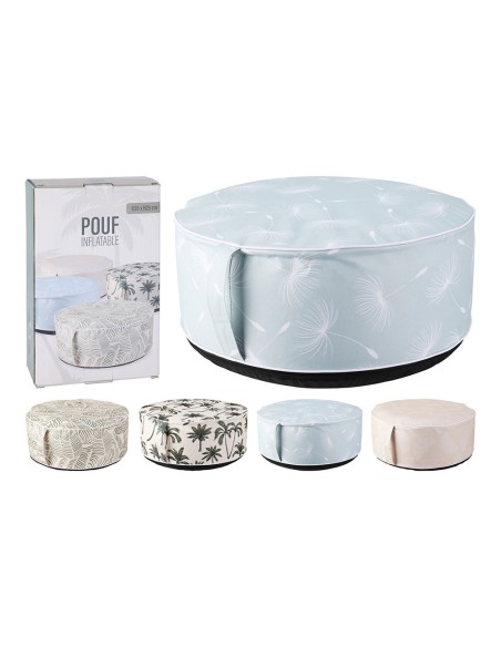 Puff hinchable, modelos variados, ø 55 x 25 cm