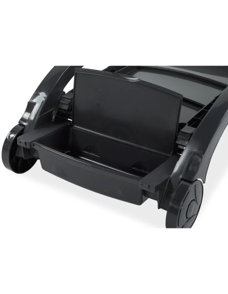 Tumbona plegable ocean color antracita con ruedas 100 x 74 x 42 cm