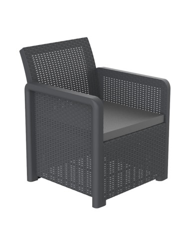 Conjunto jardin nassau grafito 3 piezas...