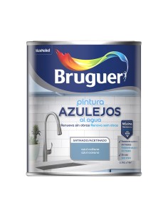 Pintura azulejos al agua azul océano satinado 750 ml