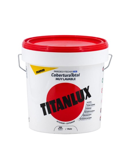 Pintura plástica lavable blanco mate, interior-exterior 750 ml
