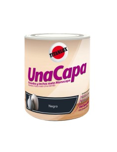 Pintura plástica ecológica,una capa, negro 750 ml