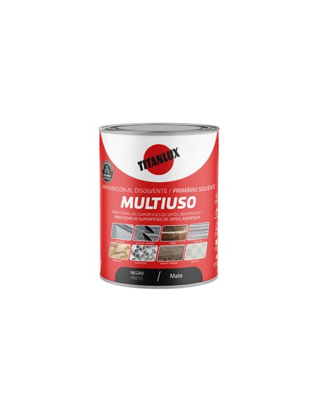 Imprimación multiuso negro mate 0,750 l