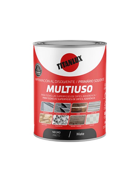 Imprimación multiuso negro mate 0,250 l