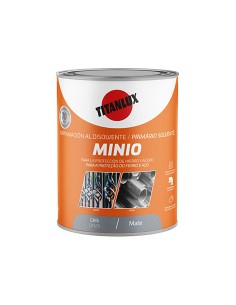 Imprimación sintética antioxidante, gris mate, minio 0,750 l