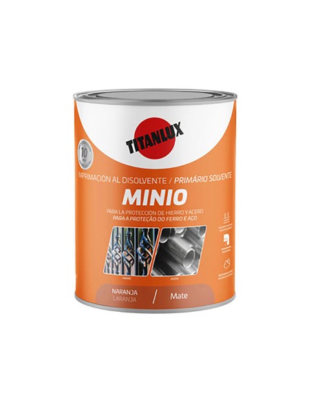 Imprimación sintética antioxidante naranja mate. minio 0,250 l