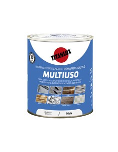 Imprimación al agua, multiuso, blanco mate 750 ml
