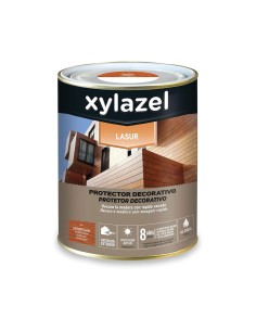 Lasur decorativo al agua caoba satinado 750 ml