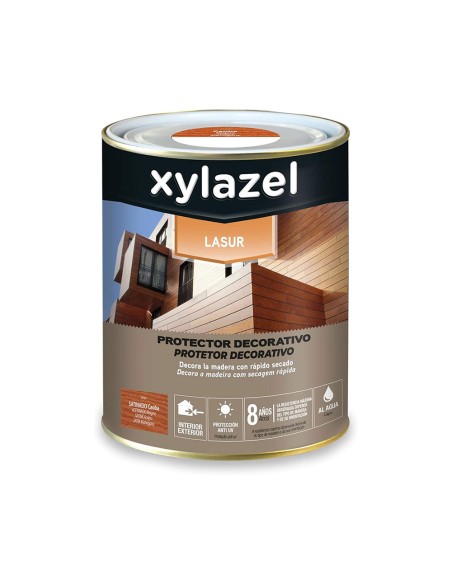 Lasur decorativo al agua caoba satinado 750 ml