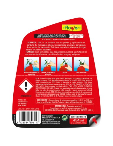 Insecticida fungicida acaricida, 450 ml, listo...