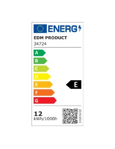 Aplique led circular blanco 12 w 4000k luz día ip65 ø19,2 x 7,2 cm 2