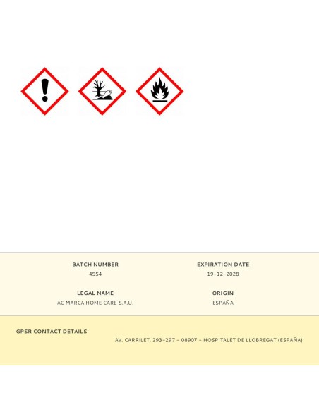 Pinzas anti ácaros y polillas, aroma lavanda, 3+1 gratis