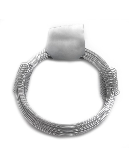 Alambre zincado n° 8, 200 gr, calibre 1,30 mm x 20 m